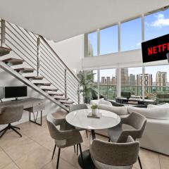 Skyline Serenity - Brickell On The River - Bi-Level Loft with Breathtaking Views On The Ocean