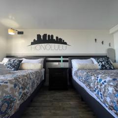 *RareLayout*2Qn Beds*Great for Groups,Friends,Wakiki