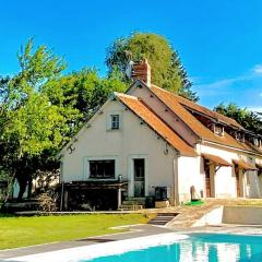 Longère normande, parc, piscine.