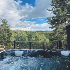 HUNT, Bring the Side X Side, ATV, Border's Nat'l Forest, Amazing Views, Hot Tub, Mtn A Frame on Private 31 acres