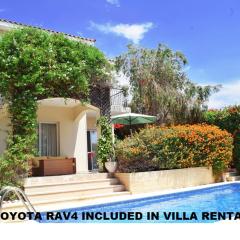 Villa Talassa with HEATED POOL, JACUZZI and 4x4 CAR