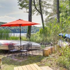 Lakefront New York Abode with Deck, Grill and Fire Pit