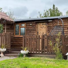 Cute and cosy Shepard hut with wood fuel hot tub