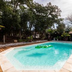 Landaise le lagunak avec piscine chauffée à 900 M de la plage