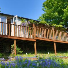 Treetops Lodge, Bantham, South Devon, a tranquil rural retreat