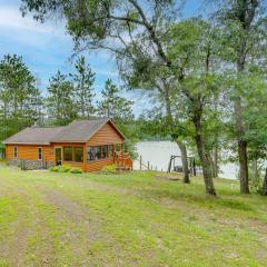 Pet-Friendly Waterfront Minong Cabin with Fire Pit