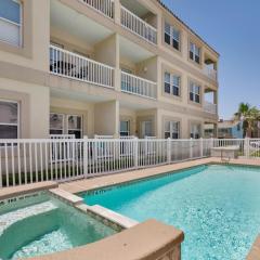 Condo with private balcony, side view of the Gulf!