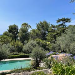 Villa provençale rénovée, vue panoramique mer, piscine 15X6