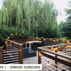 Jardin Juresien Maisons - spa jacuzzi sur demande
