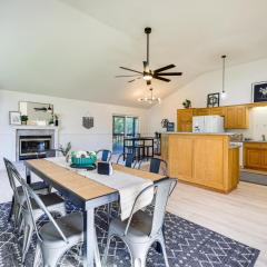 Holiday Island Home with Screened-In Deck and Fire Pit