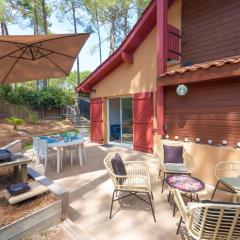 Maison pour 4 avec piscine à Lacanau