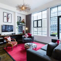 New York Style Loft on Flinders Lane with Parking