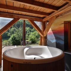 Le Chalet du Tanet spa sauna terrasse en Alsace