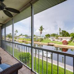 Waterfront Cape Coral Condo with Screened Porch!