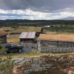 Hytte på idyllisk seter