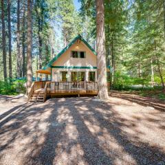 Peaceful Leavenworth Cabin with Deck and Fire Pit!