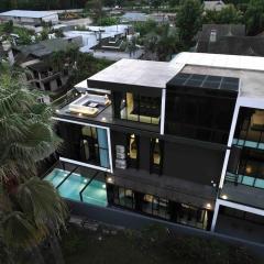 Futuristic Pool Villa with Stunning Mountain View