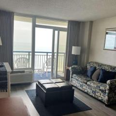 Updated One Bedroom Condo- Boardwalk Resort Unit 837 - Direct Oceanfront! Sleeps 8!