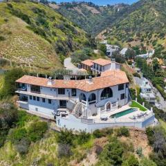 Hollywood Hills Luxury Spanish Estate with Pool & Views