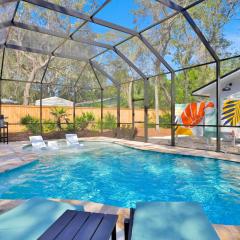 Renovated home with private pool, patio, outdoor fireplace, & grill