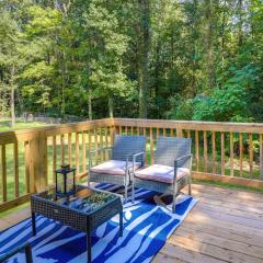 Pet-Friendly Georgia Escape with Deck and Gas Grill!