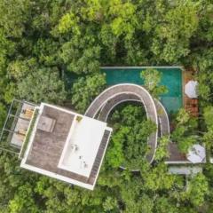 Spectacular Jungle Villa in Tulum TH 33 Terrace Gym Private Pool