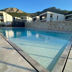 Exceptionnelle Vue Mer Calvi - Piscine - T2