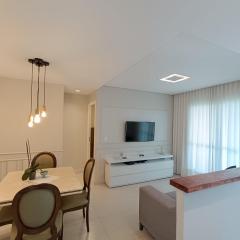 Apartamento 1903 no Bosque com quarto, cozinha completa, vaga de garagem, lazer e portaria 24h