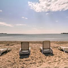 Beachfront Connecticut Retreat with Grill and Views!