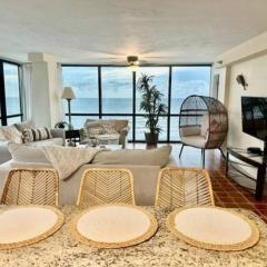 beautiful oceanfront two bedroom condo