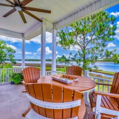 Riverfront Carrabelle Home with Furnished Patio!
