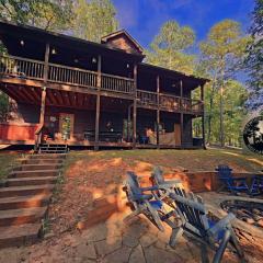 DeerWoodsLodge DOT com-Ellijay Coosawattee River-Sleeps 16-ARCADE-Hot Tub-Fire Pit-Winery's