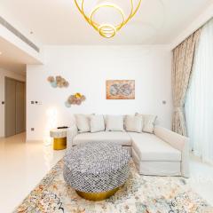 Brand New 2BR Apt with Palm Views and Private Beach - High Floor