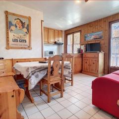 Location cosy aux Gets - 4 pers, 2 pièces, proche ski et centre - FR-1-671-149
