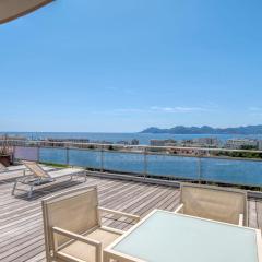 REF 1918 - Cannes - Sea view penthouse for rent
