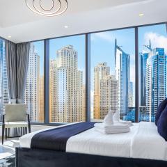 Panoramic Luxe 1BR with Breathtaking Views at Dubai Marina Near JBR - Silverene Towers