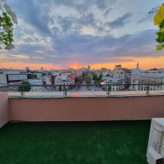Panorama view with terrace