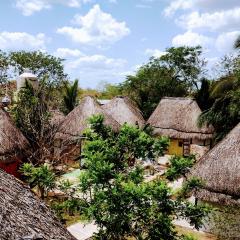 Aldea Maya Toktli Orígenes: Alberca + Wifi-Starlink + Tour Sustentabilidad