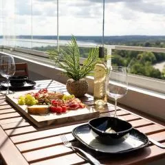 "Penthouse Wolke 12" mit unglaublichem Ausblick - Meerblick