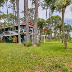 Carrabelle Retreat with Boat Dock and Views of Gulf!