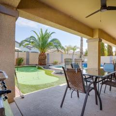 Luxe Surprise Home Pool, Putting Green and Hot Tub!