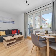 Peaceful Wrocław Apartment for 4 Guests with Balcony by Noclegi Renters