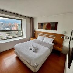 Gran Terraza con Vista Apoquindo, Apartamento para 4 Personas, Las Condes