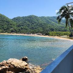 Villa frente al mar en Yelapa para 4 personas