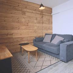 Studio cabine 4/5 pers, balcon expo sud, TV, cuisine équipée, casier à ski - FR-1-457-175