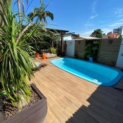 Casa Aconchego com piscina bem localizada