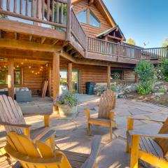 Heated Pool and Mtn Views Log Cabin in Parker!