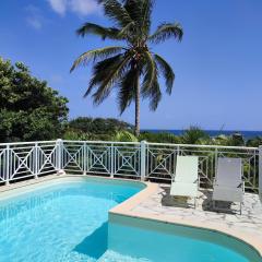 Villa Muscade guadeloupe, piscine, vue mer et accès plage
