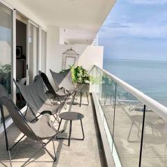 12 personas en Morros apto familiar frente al mar Cartagena 4 hab playa piscina