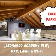 Leonardo Academy in 5' - Parcheggio Gratis - laghi & Wi-FI